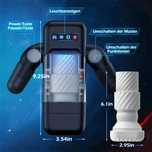 Laden Sie das Bild in den Galerie-Viewer, 10 Stoßen Automatische Vagina Vibration Masturbation Tasse, 10 Vibrationsmodi, steigern Sie Ihre Libido bis an die Grenze, 42° Wärme, erleben Sie die echte vaginale Temperatur