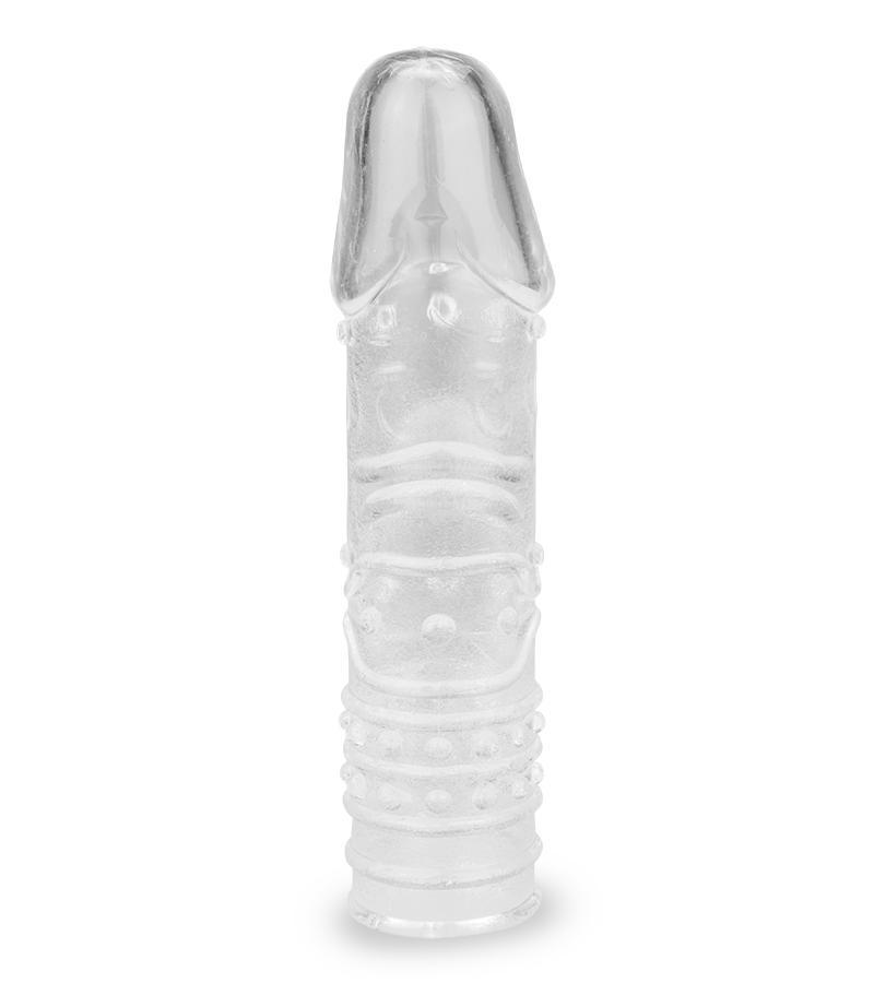 16 cm langes Penissleeve mit Massageeffekt in L-Größe