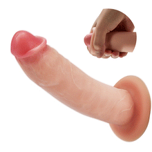 Laden Sie das Bild in den Galerie-Viewer, Widowmaker 10 Vibrations 7 Einstellbare, vollständig vorhaut Frequenzen Dildo mit Saugnapf-Basis