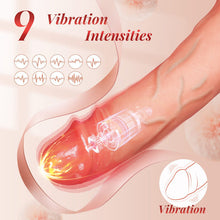Laden Sie das Bild in den Galerie-Viewer, APP Vibrationsmodi Sex Spielzeug für Paare Frauen Extrem Realistisch Dildo Penis Sleeve für Vergrößerung und Zeit Verlängern