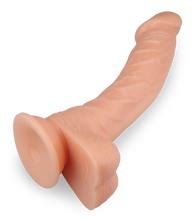 Laden Sie das Bild in den Galerie-Viewer, 20 cm langer Naturdildo mit gekrümmtem Schaft