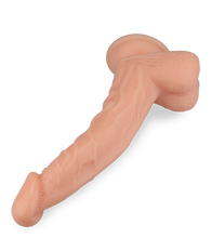 Laden Sie das Bild in den Galerie-Viewer, 20 cm langer Naturdildo mit gekrümmtem Schaft