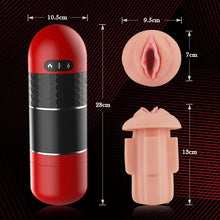 Laden Sie das Bild in den Galerie-Viewer, Tank 7 Stoßen Heizen Stimme Abnehmbarer 4 IN 1 Cup Masturbator