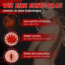 Laden Sie das Bild in den Galerie-Viewer, Tank 7 Stoßen Heizen Stimme Abnehmbarer 4 IN 1 Cup Masturbator