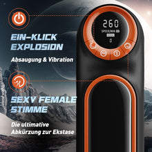 Laden Sie das Bild in den Galerie-Viewer, Aufgerüstet 10-Frequenz-Teleskop vibrierende Saugen Masturbation Tassen
