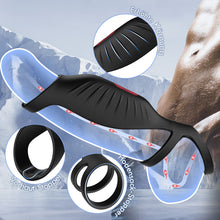 Laden Sie das Bild in den Galerie-Viewer, 【Heiße neue Produkte】ocheffizienter Penisring durch Vibration mit 9 Frequenzen