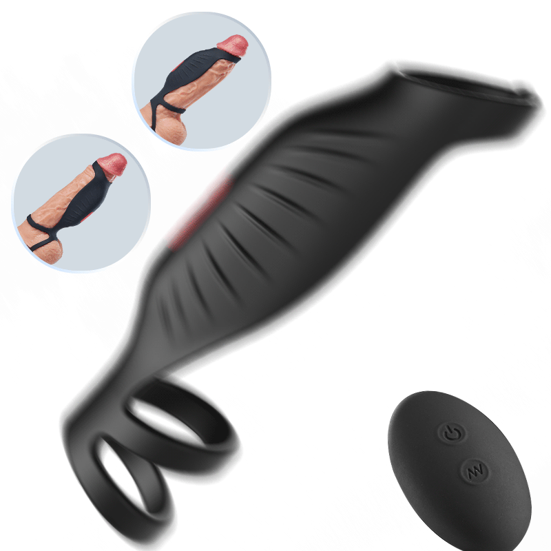 【Heiße neue Produkte】ocheffizienter Penisring durch Vibration mit 9 Frequenzen