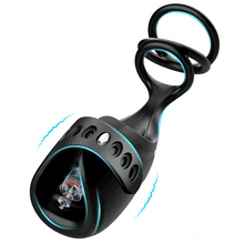 Laden Sie das Bild in den Galerie-Viewer, 3-in-1 Glans Trainer Masturbation Cup mit Penisring