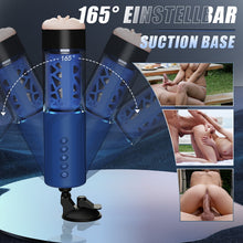 Laden Sie das Bild in den Galerie-Viewer, Bluesea 6 Bi-Directional Thrusting Rotation Masturbator mit Suction Base