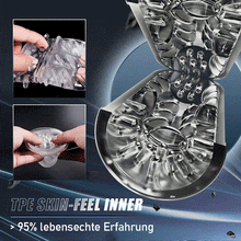 Laden Sie das Bild in den Galerie-Viewer, Bluesea 6 Bi-Directional Thrusting Rotation Masturbator mit Suction Base