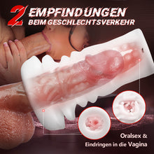 Laden Sie das Bild in den Galerie-Viewer, 9 Stoßen Vibrieren Saugen Heizen Masturbator Cup