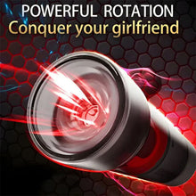 Laden Sie das Bild in den Galerie-Viewer, 5 Rotierende + 5 Saugen 2-in-1 Masturbation Cup Penis Pumpe