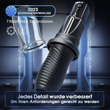 Laden Sie das Bild in den Galerie-Viewer, Elektrischer Masturbator für Männer mit 7 Vibrationsmodi 360° Drehbarer Silikon-Taschenmuschi Sowie 3D Realistischer Spiraltextur Sexspielzeug Masturbation Blowjob Sucking Penis Trainer
