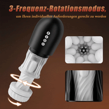 Laden Sie das Bild in den Galerie-Viewer, Rocket Cup Masturabtor 3 Rotierend 5 Vibrierend Dehnbar &amp; Heizen
