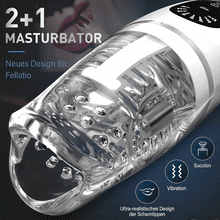 Laden Sie das Bild in den Galerie-Viewer, Platypus 8 Vibrators 5 Klem Blowjob Masturbator Cup