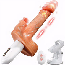 Laden Sie das Bild in den Galerie-Viewer, Sexmaschine, 90°, automatisch verstellbarer Vibrator mit 8 stoßenden, vibrierenden und leckenden Dildos