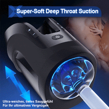 Laden Sie das Bild in den Galerie-Viewer, Leten- Thunder fleischiger teleskopischer vibrierender automatischer männlicher Masturbator Blowjob Stroker