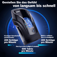 Laden Sie das Bild in den Galerie-Viewer, Leten- Thunder fleischiger teleskopischer vibrierender automatischer männlicher Masturbator Blowjob Stroker
