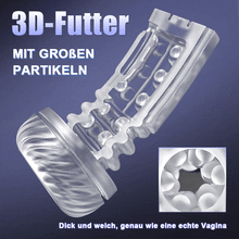 Laden Sie das Bild in den Galerie-Viewer, 5 Rotierend 5 Lutschend 7 Vibrierend Masturbation &amp; Training 2 IN 1