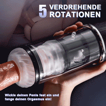 Laden Sie das Bild in den Galerie-Viewer, 5 Rotierend 5 Lutschend 7 Vibrierend Masturbation &amp; Training 2 IN 1