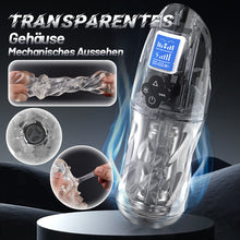Laden Sie das Bild in den Galerie-Viewer, Rogen - Volle Transparenz Vibrieren &amp; Oral Sensation Saugen &amp; Stimme Männlicher Masturbator