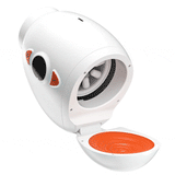 Explorer-Innovative Vergnügen Dual Entrance Elektrische Masturbator Hoden Massage + Glans Orgasm