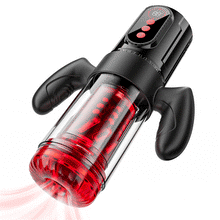 Laden Sie das Bild in den Galerie-Viewer, Terminator - Oral x Vagina！9 Stretching Swivelling 9 Lutschen mit Griff Männlicher Masturbator