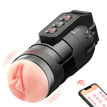 Laden Sie das Bild in den Galerie-Viewer, 【Stärker und schneller zum Orgasmus】 Leten 10 Vibrationsmasturbator und Pussy Pockets 2-in-1 mit App-Steuerung