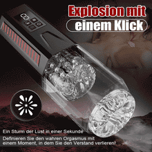 Laden Sie das Bild in den Galerie-Viewer, Mars - Oral Dominator 7 vibrierend 7 dehnend 7 rotierend Doppelmotor 4-in-1 Masturbator