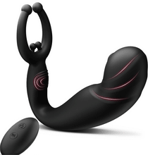 Laden Sie das Bild in den Galerie-Viewer, Mit Kugeln 9 Vibrationsmodi Prostata Anal vibratoren BIENE