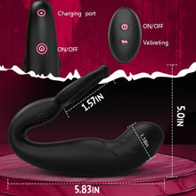 Laden Sie das Bild in den Galerie-Viewer, Mit Kugeln 9 Vibrationsmodi Prostata Anal vibratoren BIENE