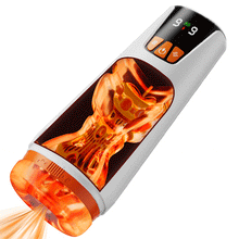 Laden Sie das Bild in den Galerie-Viewer, Vulcan - Pulse 9 Stoß- und Vibrationsmasturbatorbecher