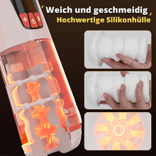 Laden Sie das Bild in den Galerie-Viewer, Vulcan - Pulse 9 Stoß- und Vibrationsmasturbatorbecher