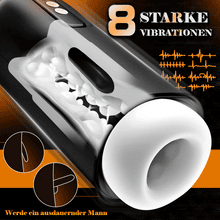 Laden Sie das Bild in den Galerie-Viewer, Sophia – 8 Vibrationsmodi 8 Saugmodi 3D Realistische Hülse Automatischer Männlicher Masturbator