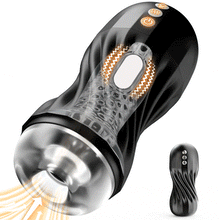 Laden Sie das Bild in den Galerie-Viewer, Gasvortex – 7-stufige Saug- und Vibrationsmodi, dreh- und verdrehbares Gehäuse, männlicher Masturbator