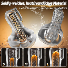 Laden Sie das Bild in den Galerie-Viewer, Gasvortex – 7-stufige Saug- und Vibrationsmodi, dreh- und verdrehbares Gehäuse, männlicher Masturbator