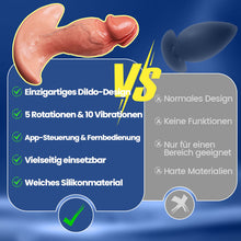 Laden Sie das Bild in den Galerie-Viewer, Levi – APP- &amp; Fernbedienungs-gesteuerter 360° rotierender, vibrierender Analplug / Anal-Dildo für Männer &amp; Frauen