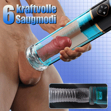 Laden Sie das Bild in den Galerie-Viewer, Markham Hydrotherapie-Wasser Vortex 6 Vortex-Modus-Penispumpe