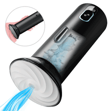 Laden Sie das Bild in den Galerie-Viewer, Bliss - 9 Saugmodi &amp; Kraftvolle Vibration 2,8x Breite Hülle Elektrischer Masturbator für Männer