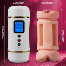 Laden Sie das Bild in den Galerie-Viewer, Throb - Dual-End Vibrator Ausdauer-Trainer Edging-Verzögerung &amp; Endurance-Builder Masturbator für