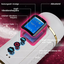 Laden Sie das Bild in den Galerie-Viewer, Throb - Dual-End Vibrator Ausdauer-Trainer Edging-Verzögerung &amp; Endurance-Builder Masturbator für