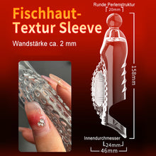Laden Sie das Bild in den Galerie-Viewer, Vibrierende Penishülle mit Sperrring – Noppen &amp; feste Spitze für gezielte Stimulation