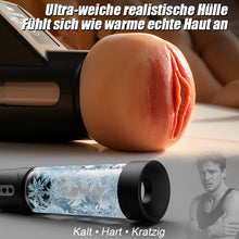 Laden Sie das Bild in den Galerie-Viewer, Ravish - Fleischähnliche Hülle mit langanhaltender Saugkraft, klarer Anleitung, automatischer männlicher Masturbator
