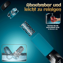 Laden Sie das Bild in den Galerie-Viewer, Vortex Male Stroker - 4 starke Saugstufen, Ein-Knopf-Boost, leicht zu reinigen, inkl. Gleitgel