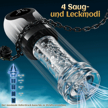 Laden Sie das Bild in den Galerie-Viewer, Vortex Male Stroker - 4 starke Saugstufen, Ein-Knopf-Boost, leicht zu reinigen, inkl. Gleitgel