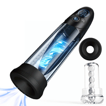 Laden Sie das Bild in den Galerie-Viewer, BathFun Pro - KI-druckgesteuerte 9-stufige Vakuum-Trainingspumpe mit LCD-Echtzeit-Druckanzeige, 58 dB Pumpe