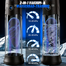 Laden Sie das Bild in den Galerie-Viewer, BathFun Pro - KI-druckgesteuerte 9-stufige Vakuum-Trainingspumpe mit LCD-Echtzeit-Druckanzeige, 58 dB Pumpe