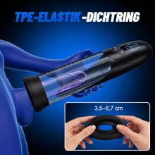 Laden Sie das Bild in den Galerie-Viewer, BathFun Pro - KI-druckgesteuerte 9-stufige Vakuum-Trainingspumpe mit LCD-Echtzeit-Druckanzeige, 58 dB Pumpe