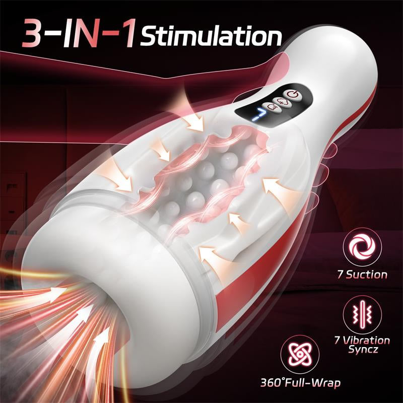 Kama - Automatischer Masturbator für Männer mit Saug- und Vibrationsfunktion