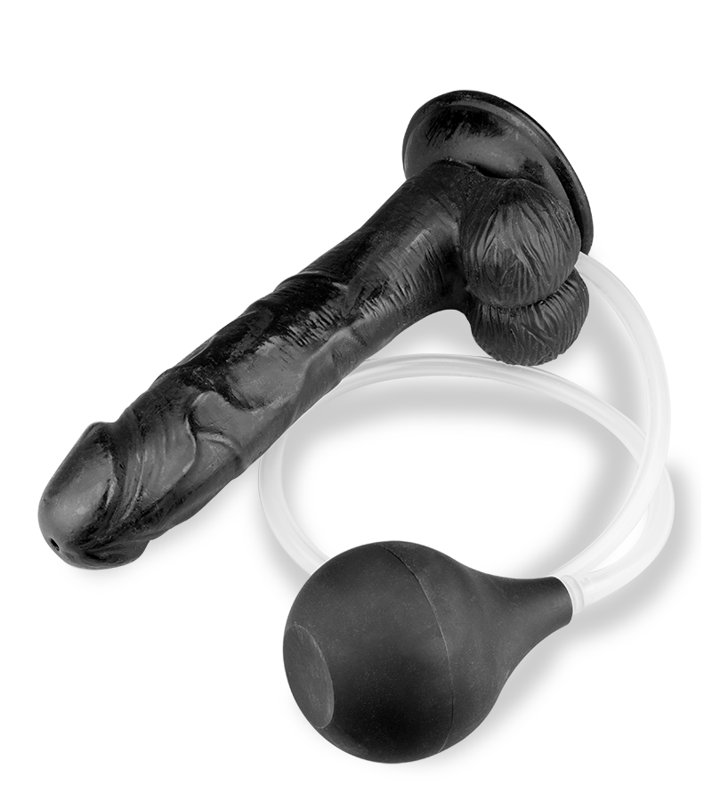 23 cm langer Spritzdildo mit Saugnapf